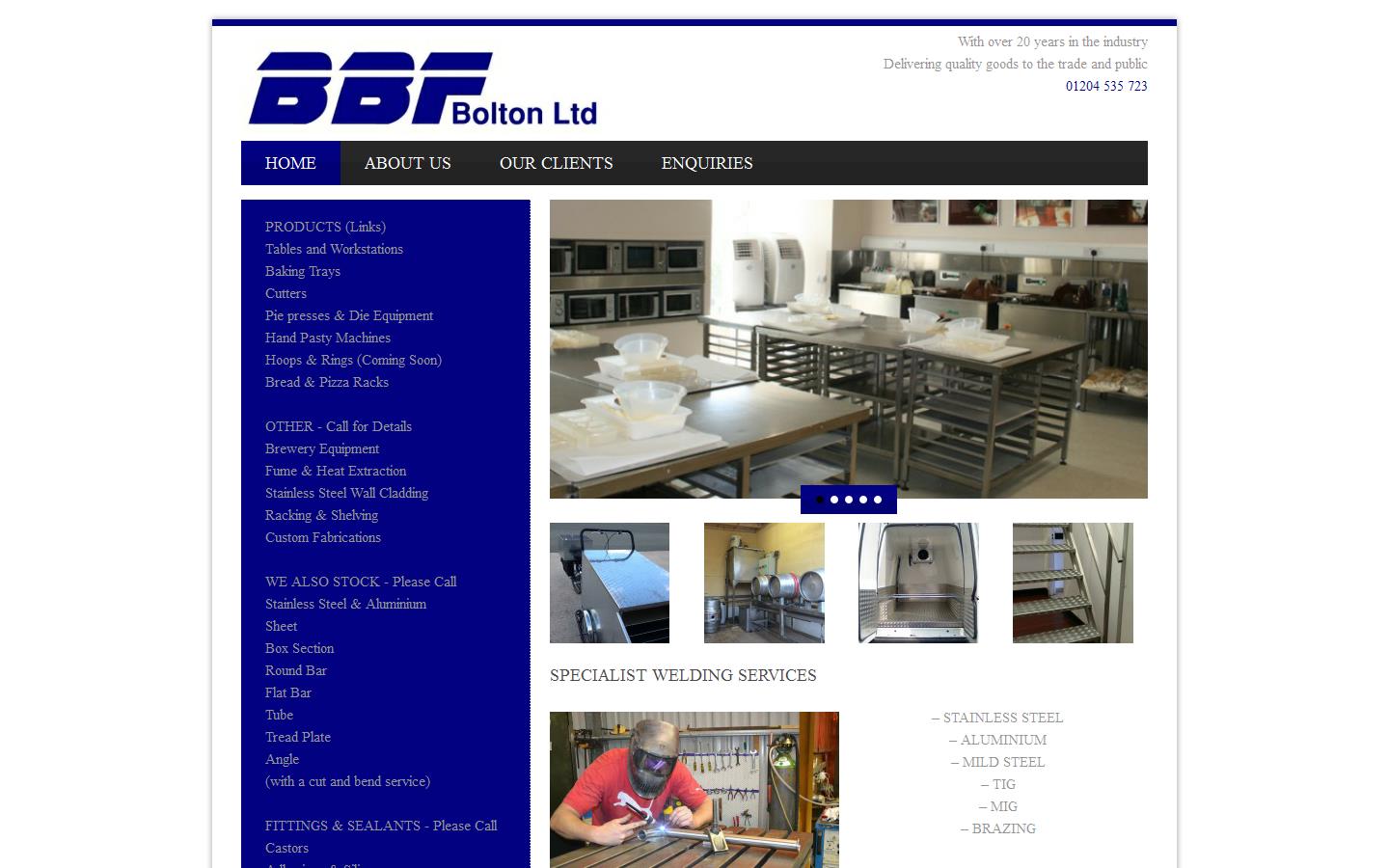 B B F Bolton Ltd Website