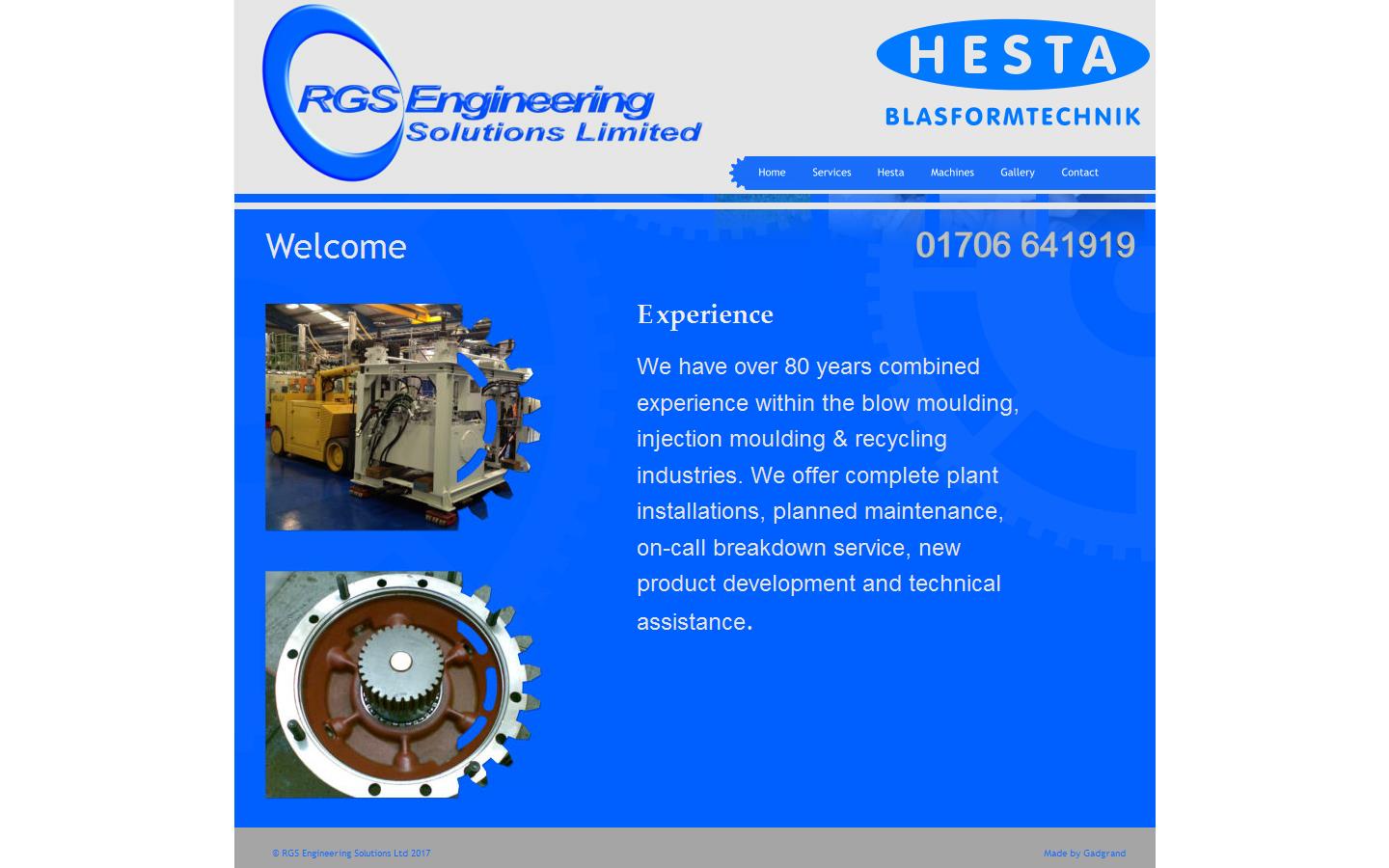 R G S Engineering Website