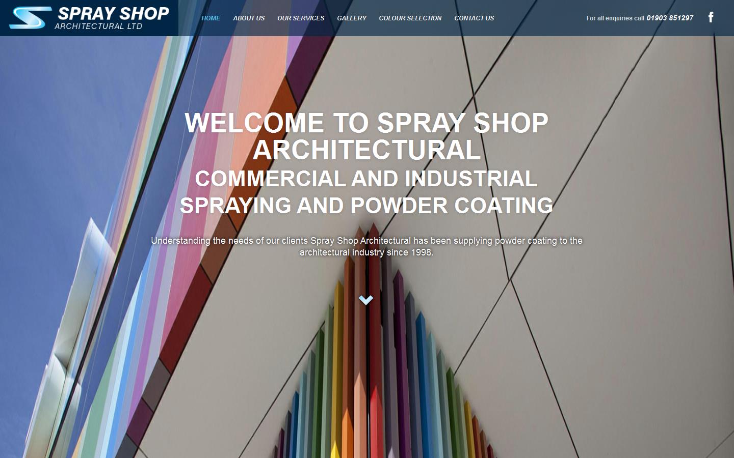 Spray Shop Architectural Ltd Website