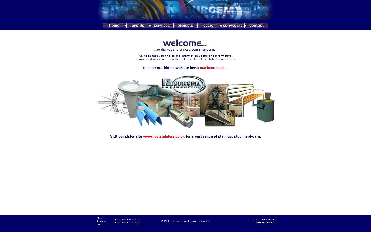 Resurgem Engineering Website