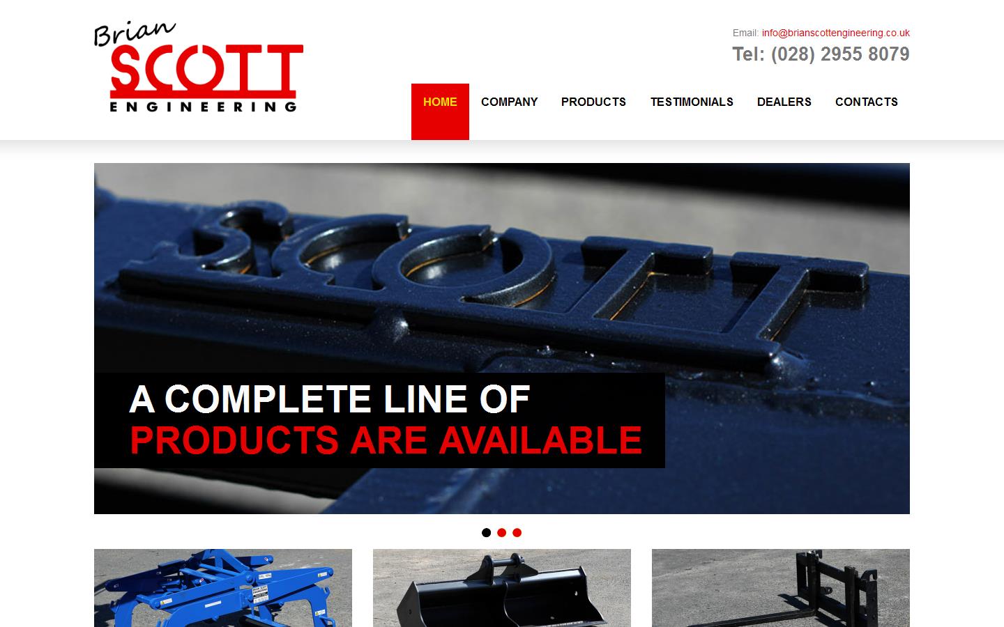 Brian Scott Engineering Website