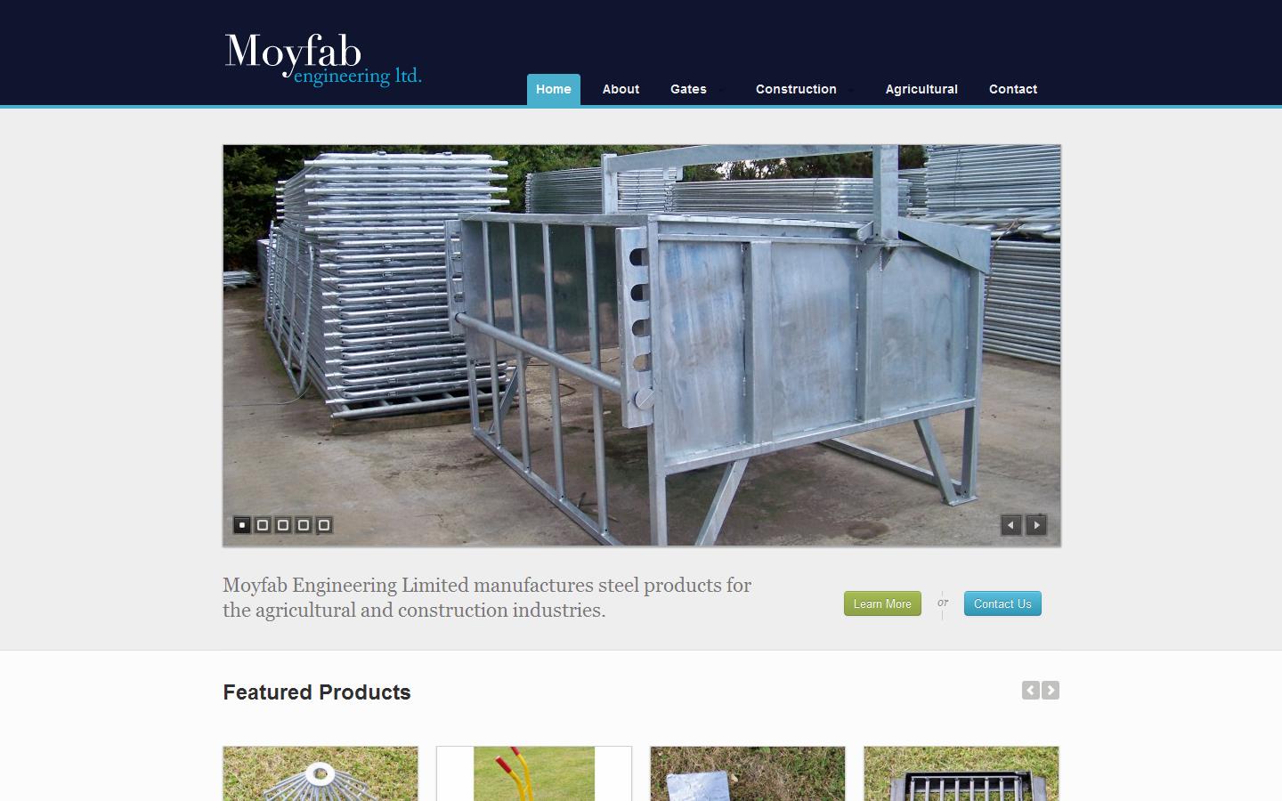 Moyfab Engineering Ltd Website
