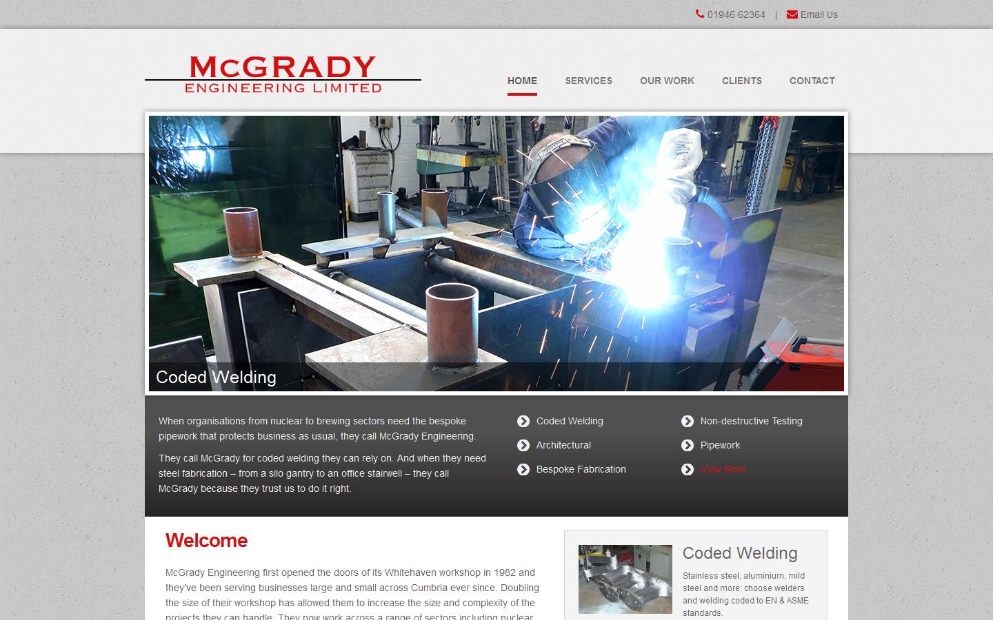 McGrady Engineering Ltd Website
