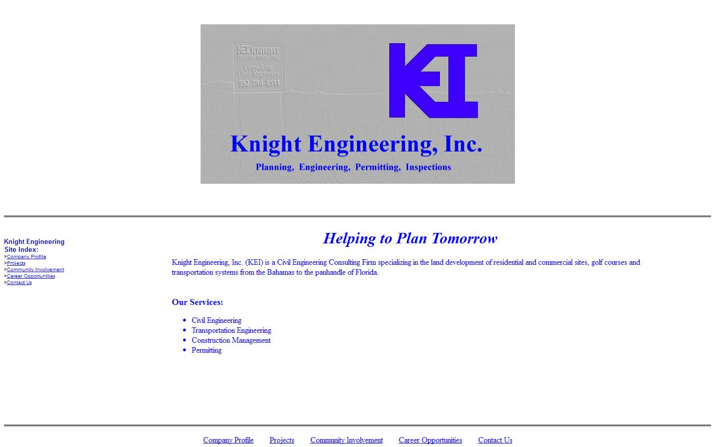 Knight Precision Engineering Website