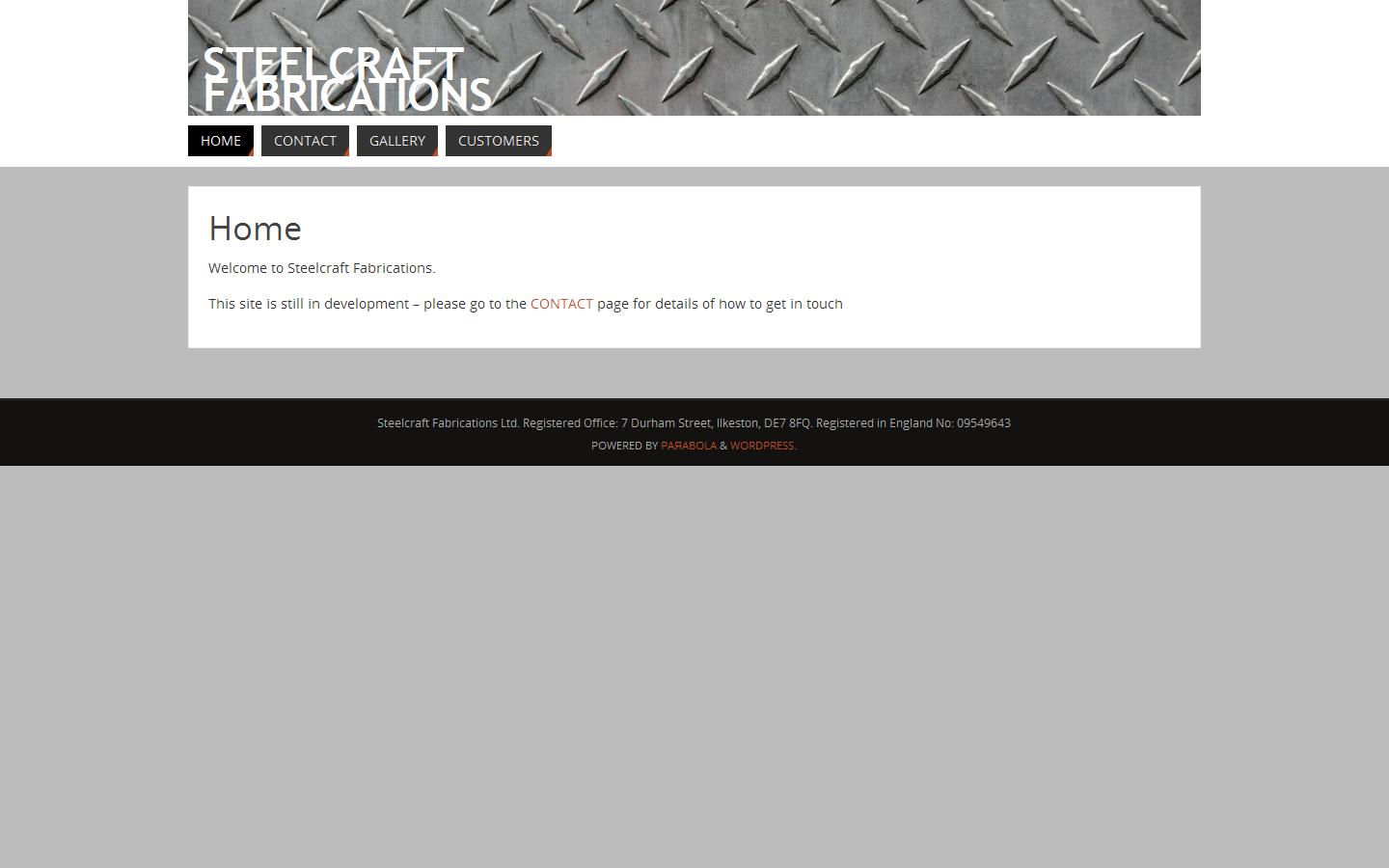 Steel Craft Fabrications Website