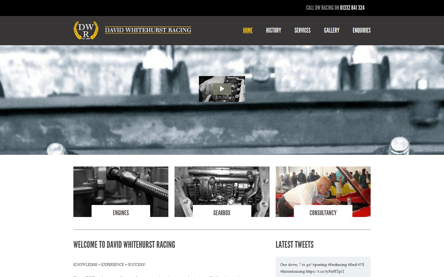 David Whitehurst Racing Website