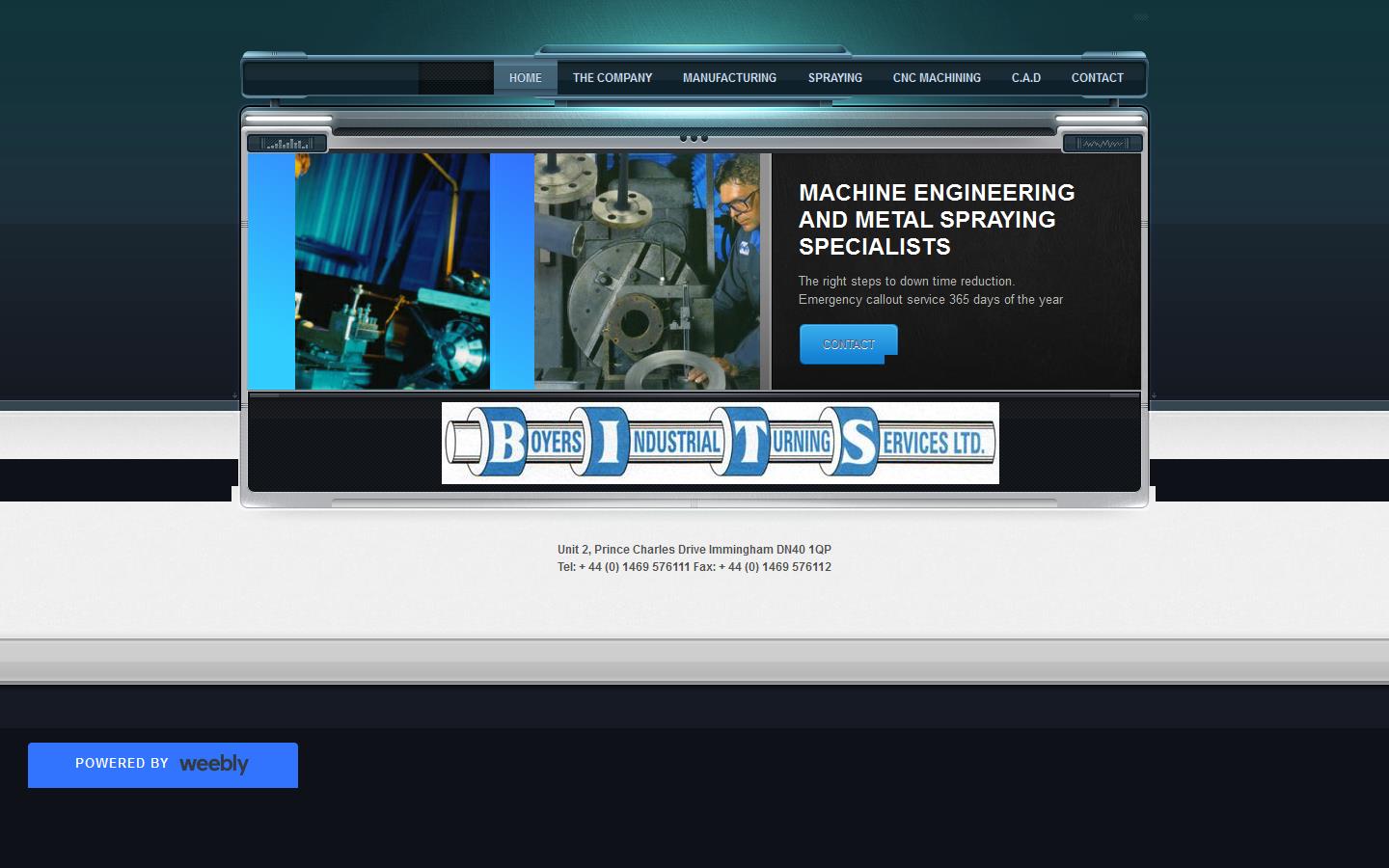 Boyers Industrial Turning Services Ltd Website