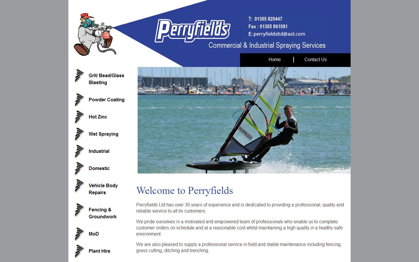 Perryfields Ltd Website