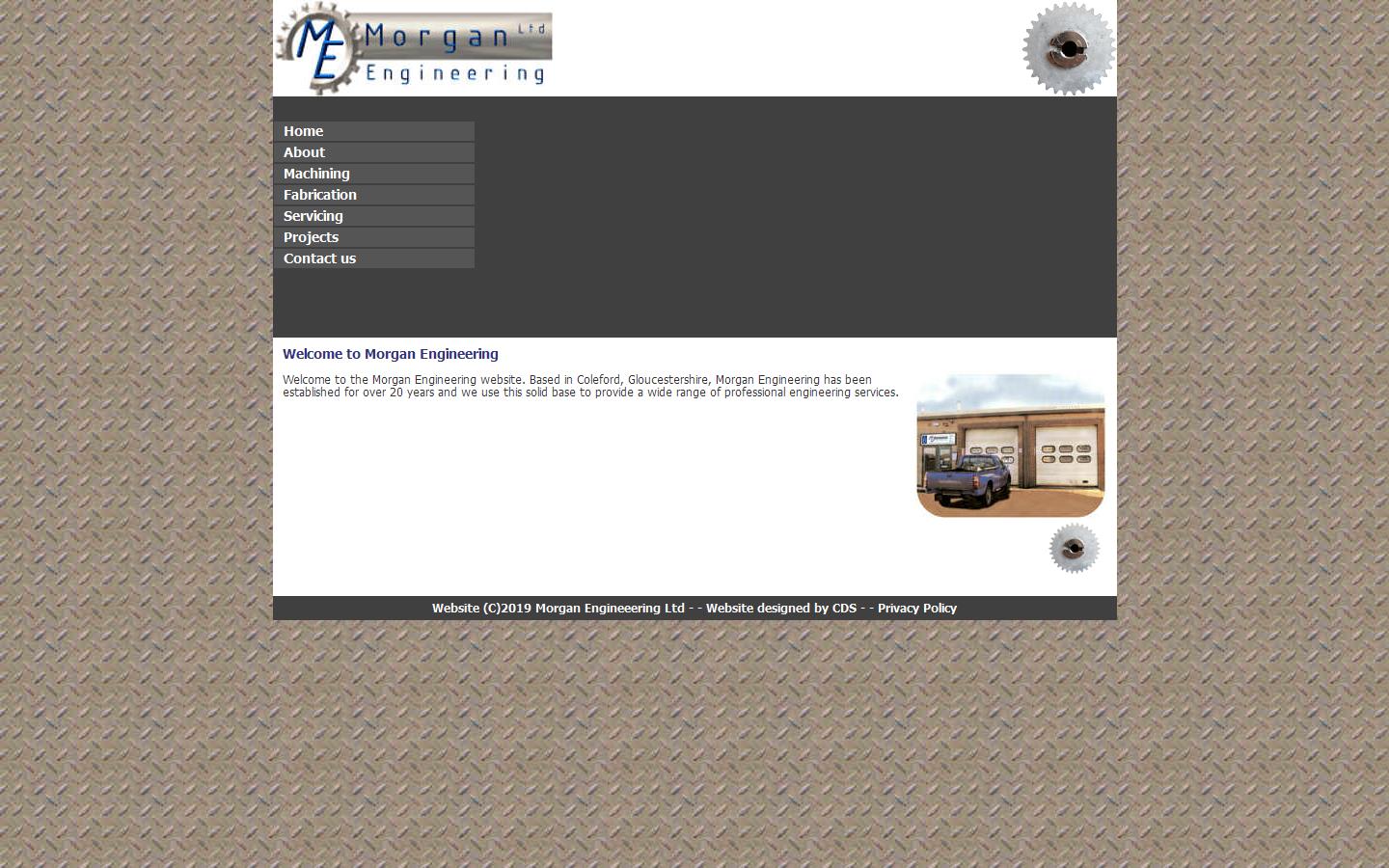 Morgan Engineering Ltd Website