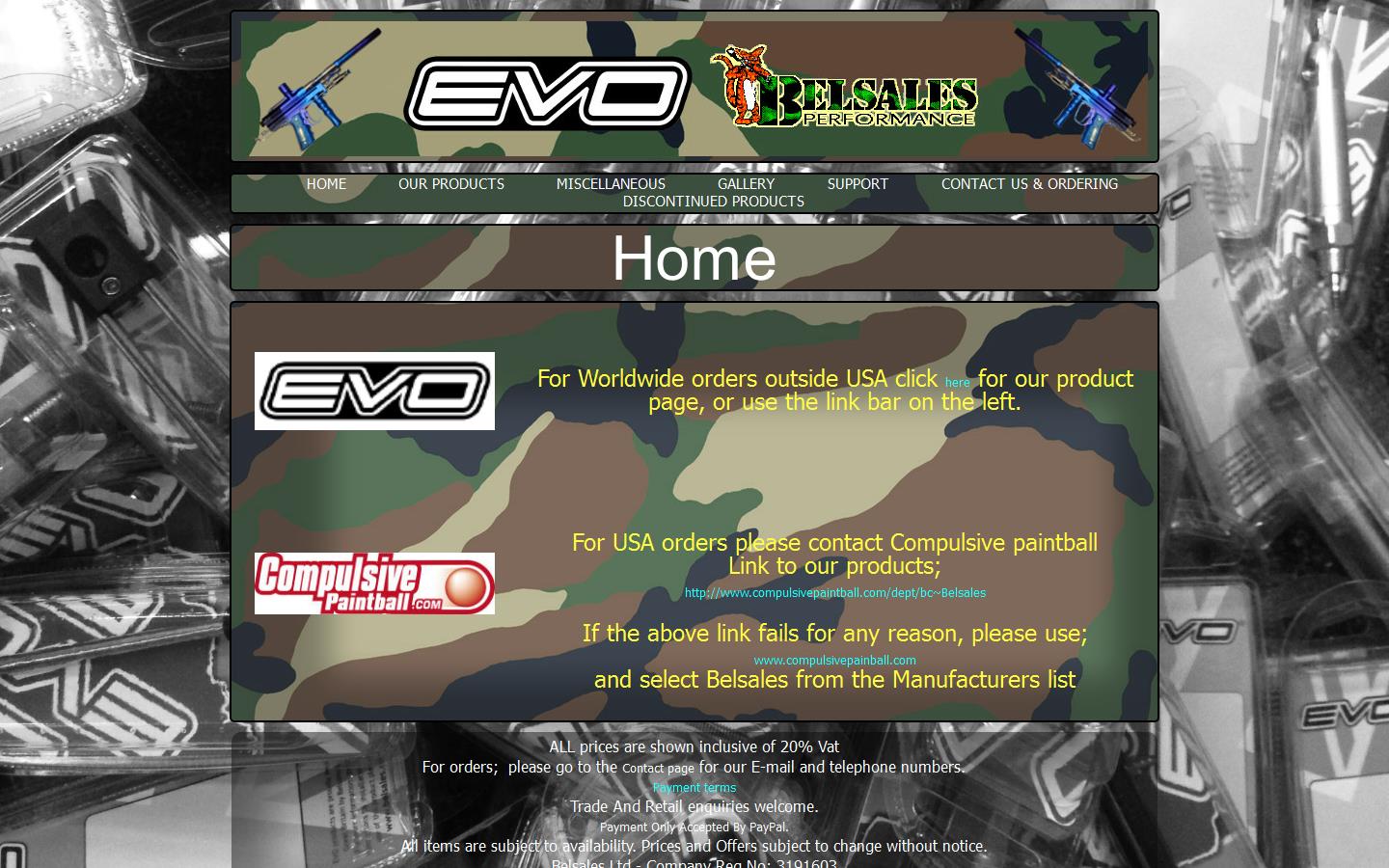 Belsales Ltd Website