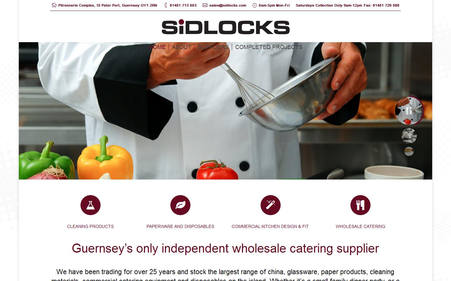 Sidlocks of Guernsey Website