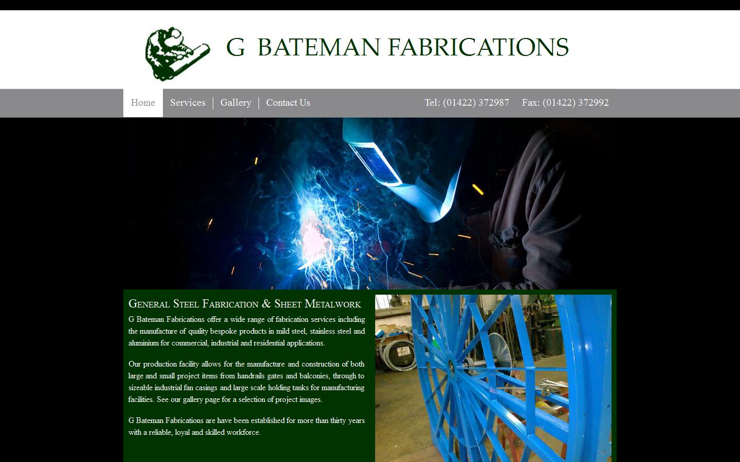 G Bateman Fabrications Website