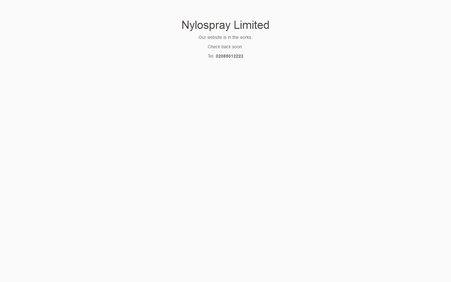 Nylospray Ltd Website