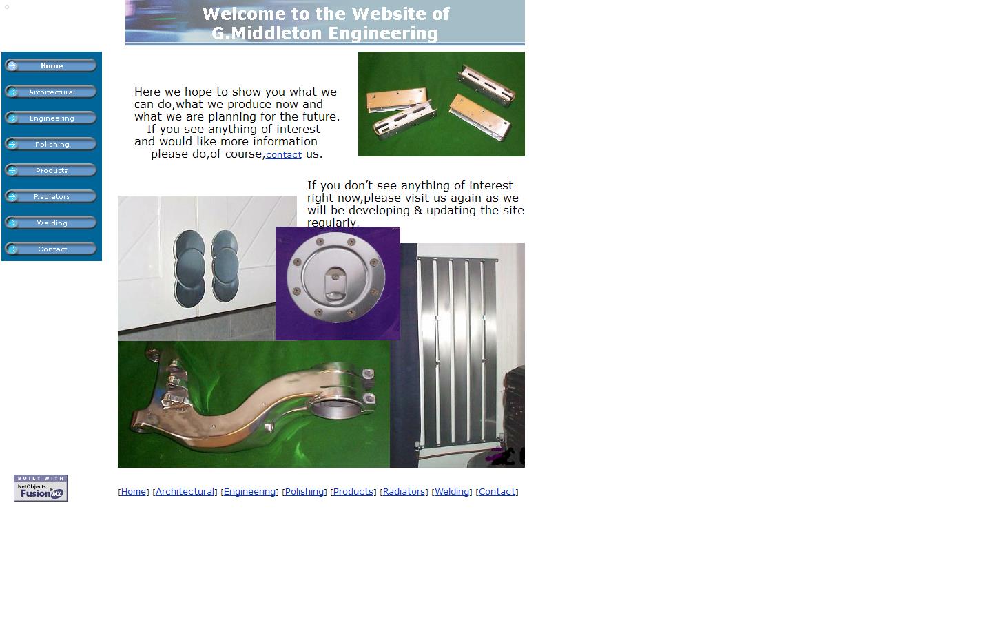 G Middleton Engineering Website