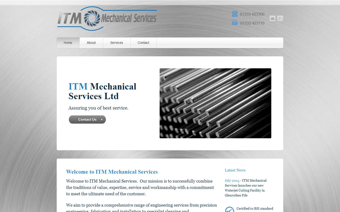 I T M Mechanical Services Website