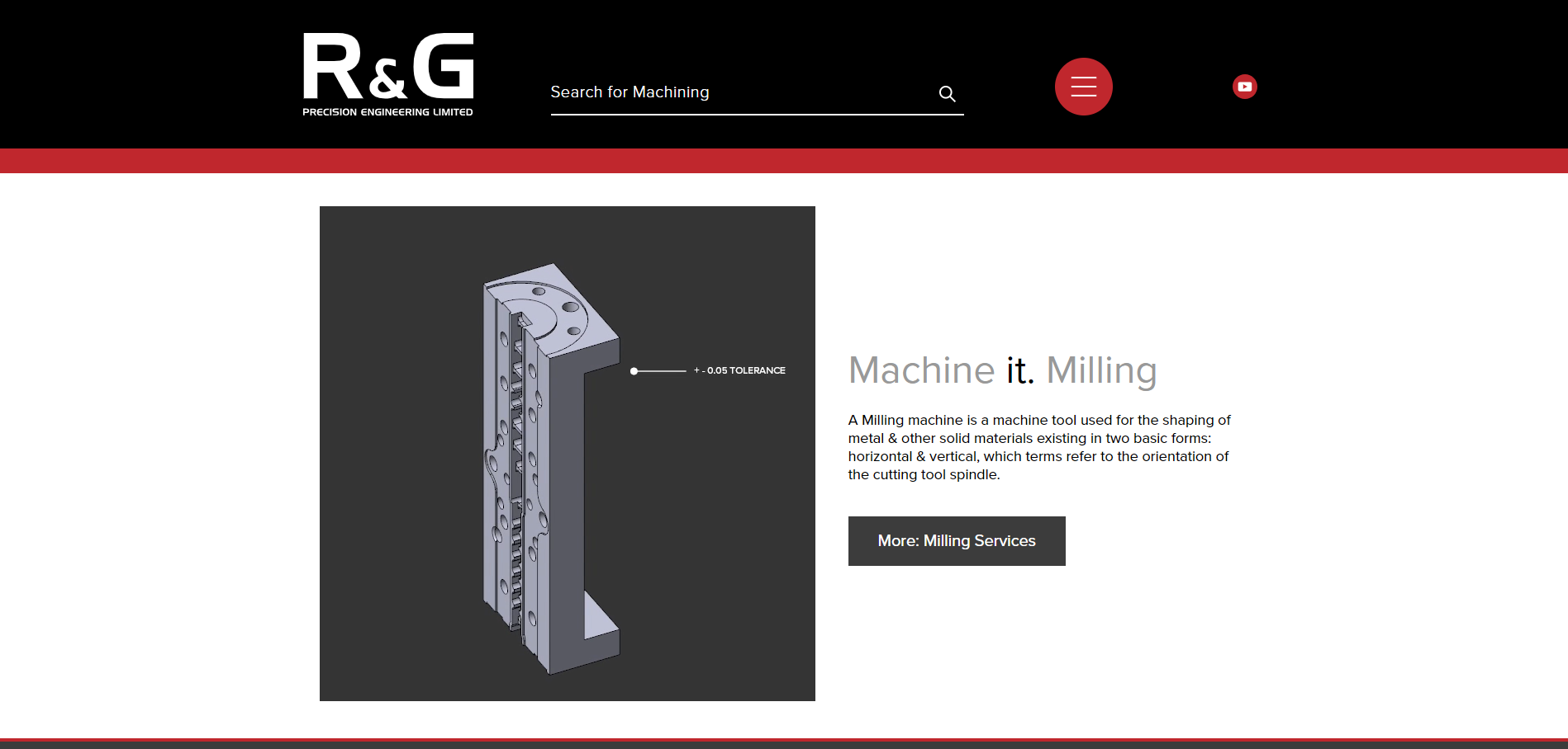 R & G Precision Engineering Ltd Website