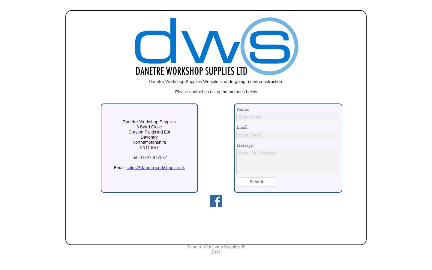 Danetre Workshops Website