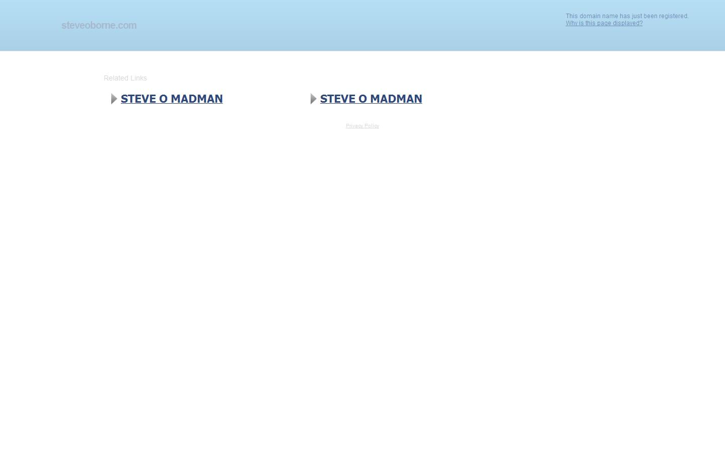 Steve Oborne Machinery Website