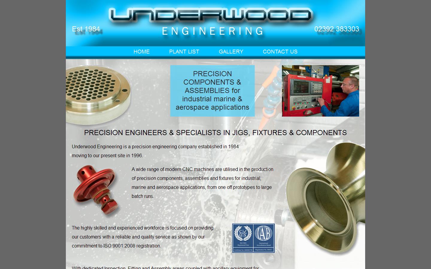 Underwood Engineering Website