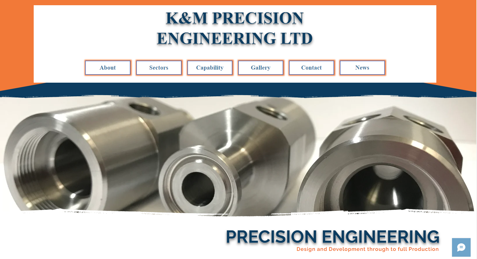 K & M Precision Engineering Ltd Website