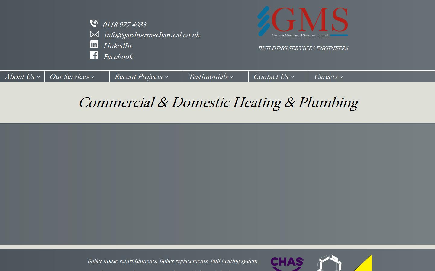 Gardner Mechanical Services Ltd Website