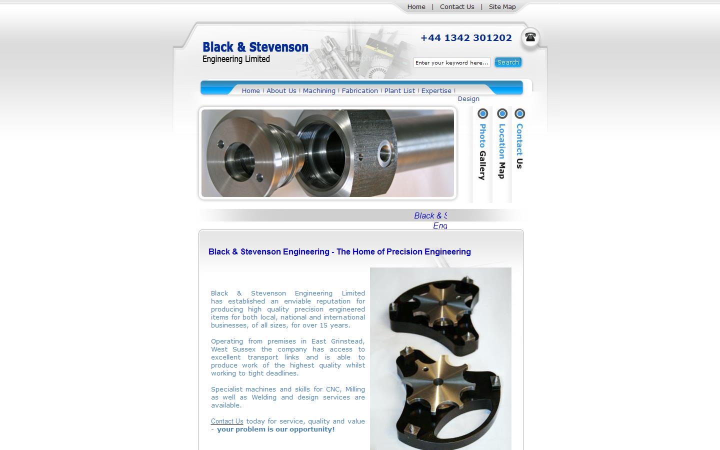 Black & Stevenson Engineering Ltd Website