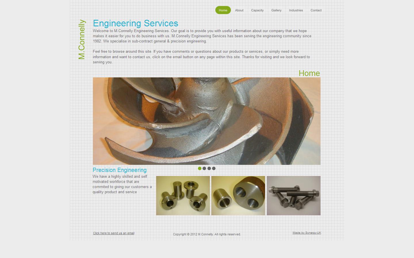 M Connelly Engineering Services Website