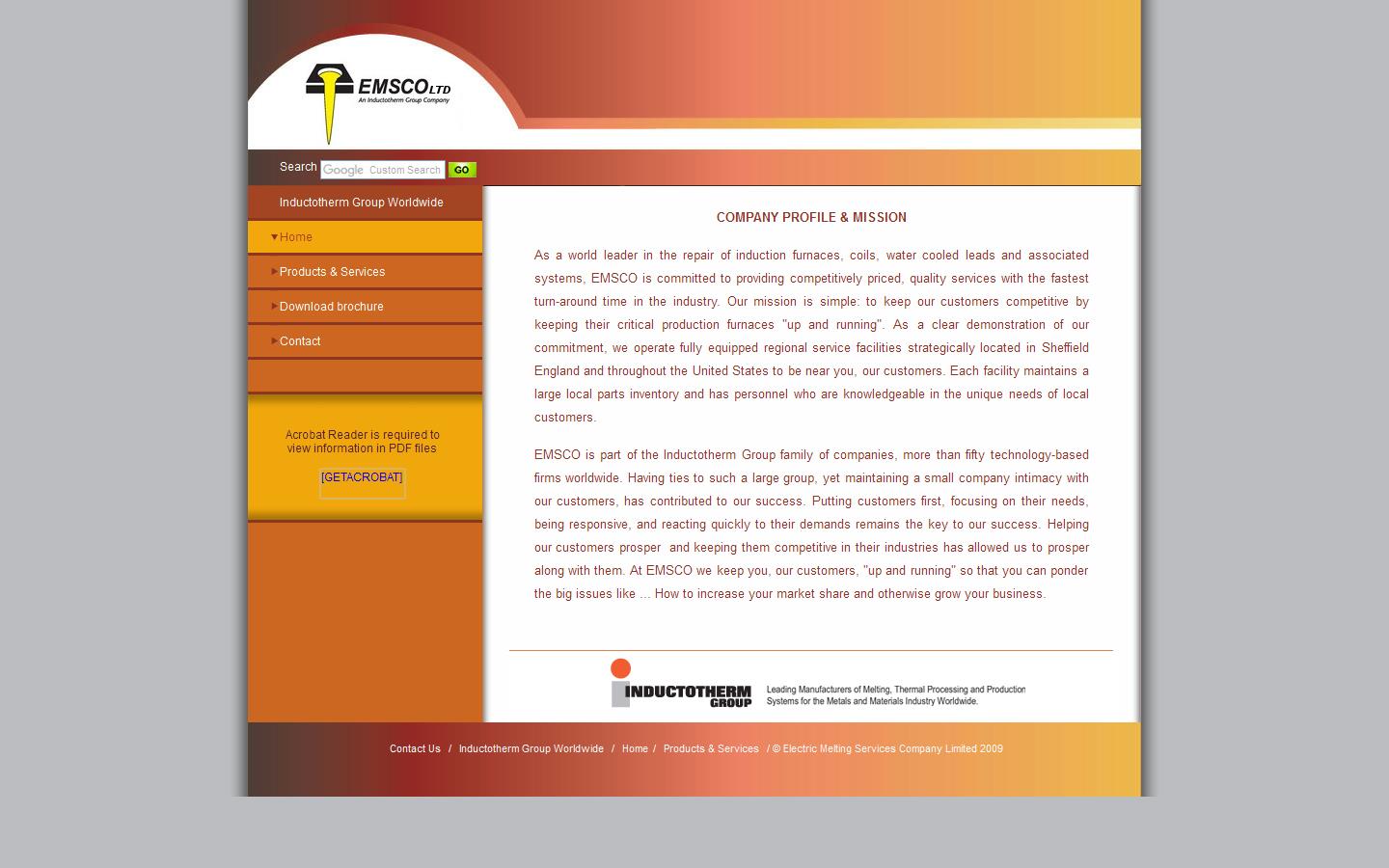 Electric Melting Services Company Ltd Website