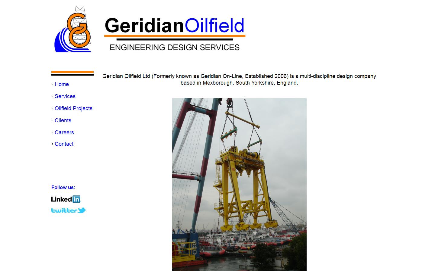 Geridian Oilfield Website