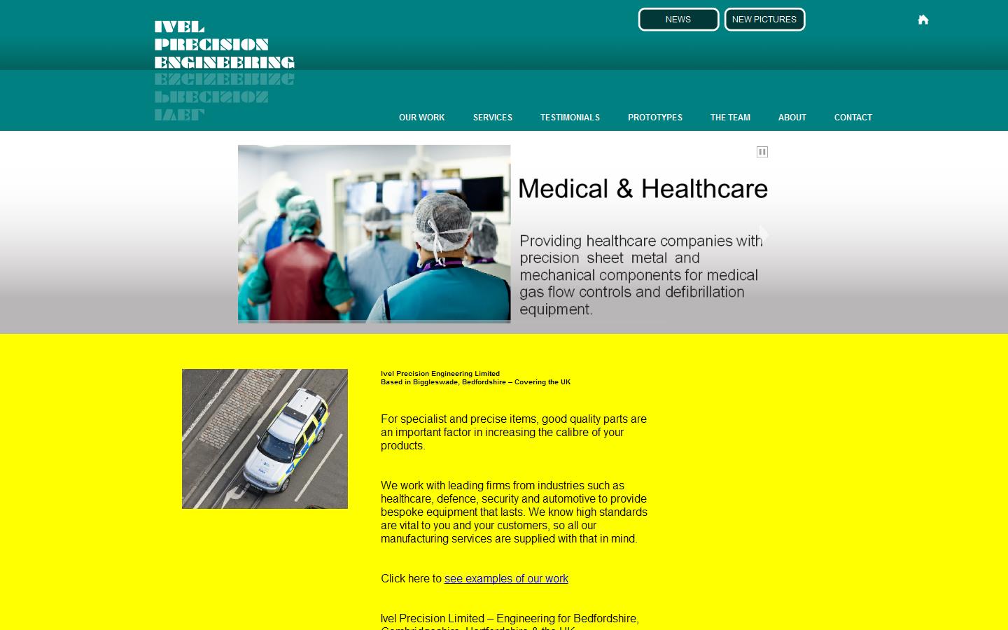 Ivel Precision Engineering Website