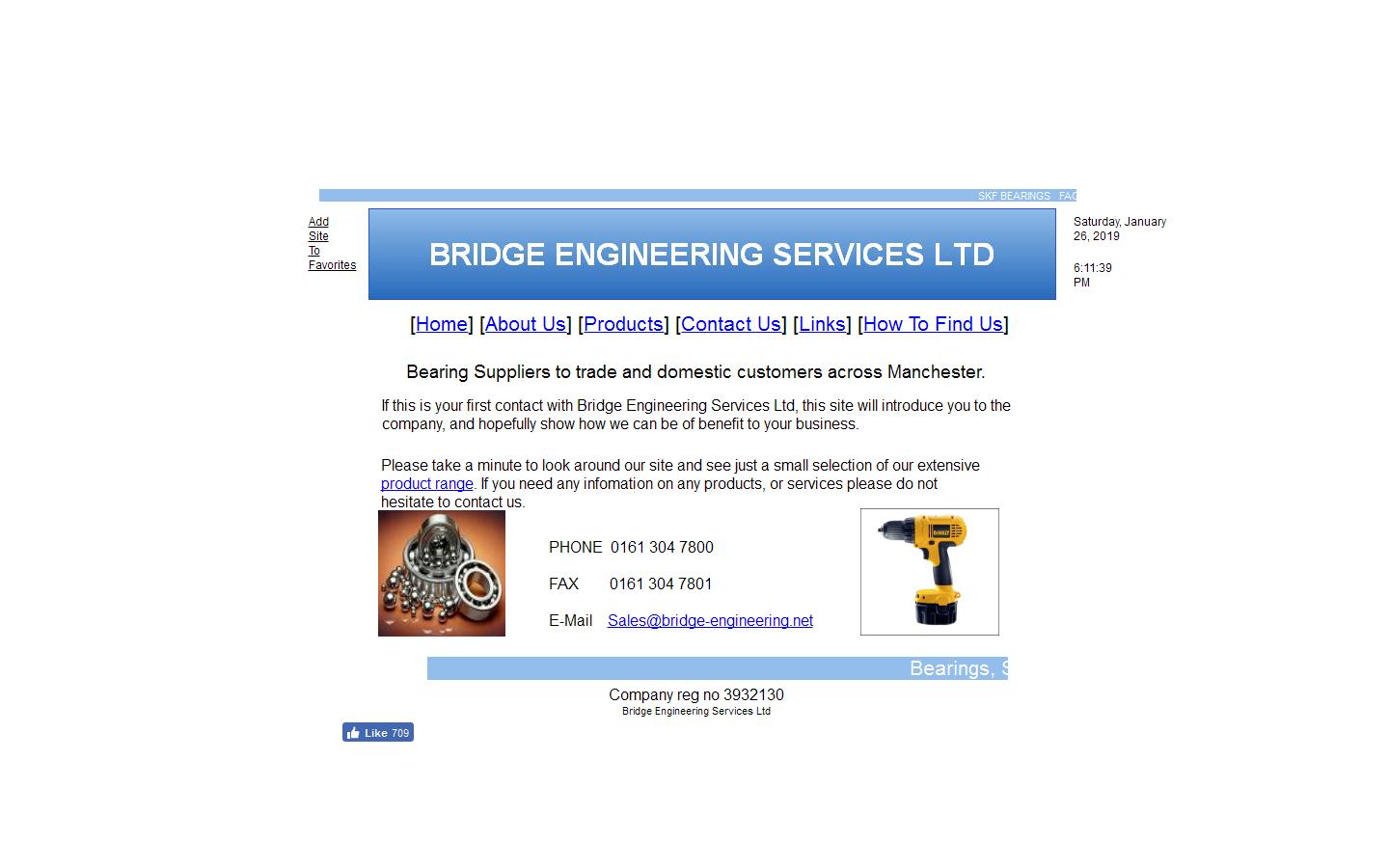 Bridge Engineering Services Ltd Website