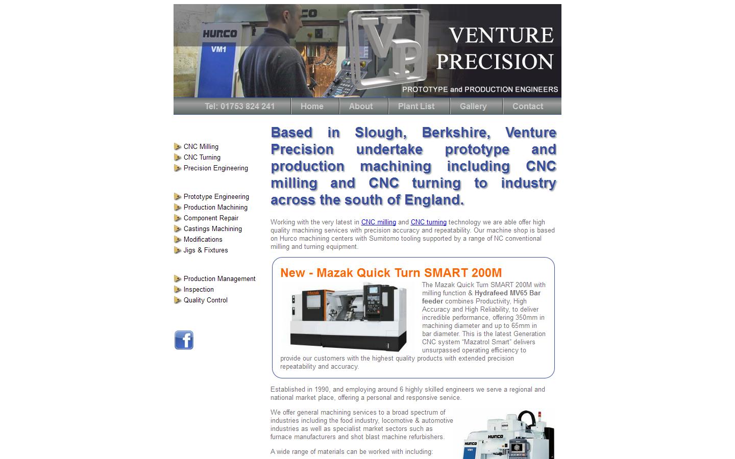 Venture Precision Website