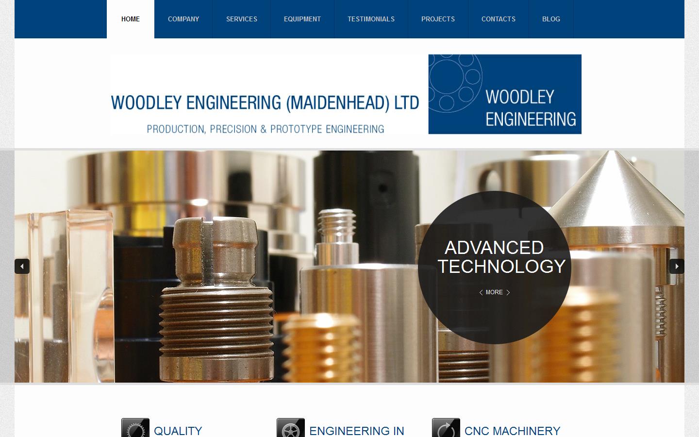 Woodley Engineering Maidenhead Ltd Website