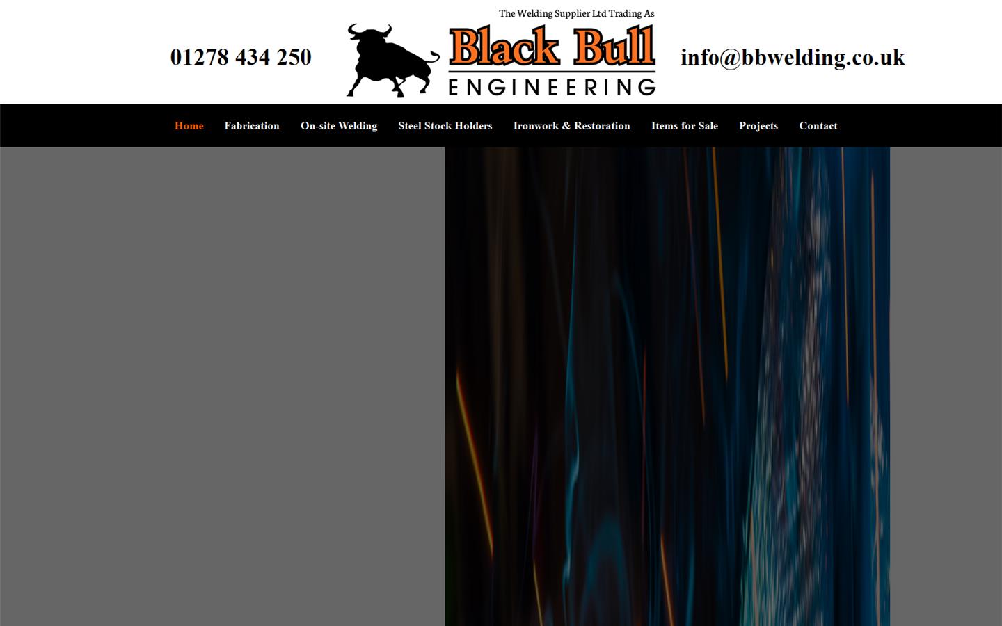 Black Bull Engineering Website