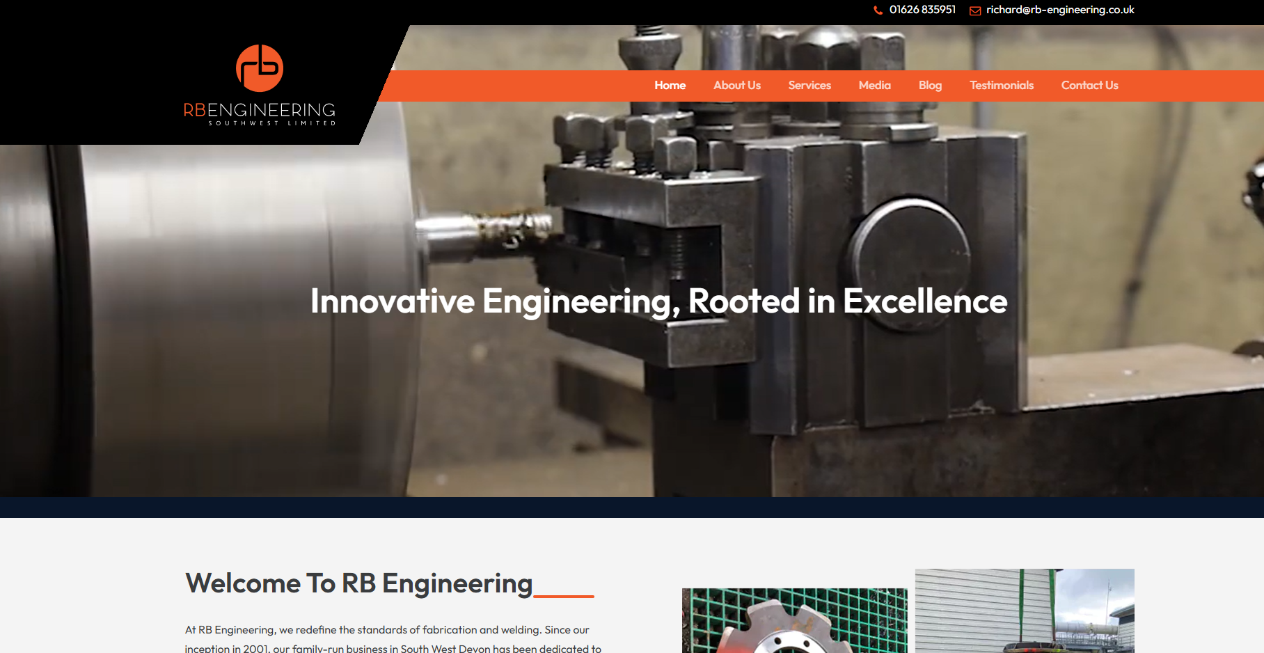 R B Engineering South West Ltd Website