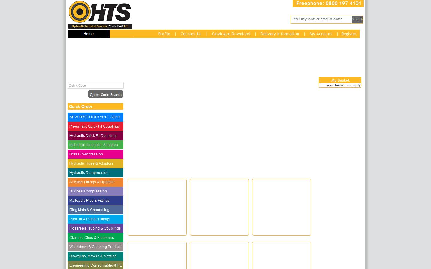 Hydraulic Technical Services North East Ltd Website