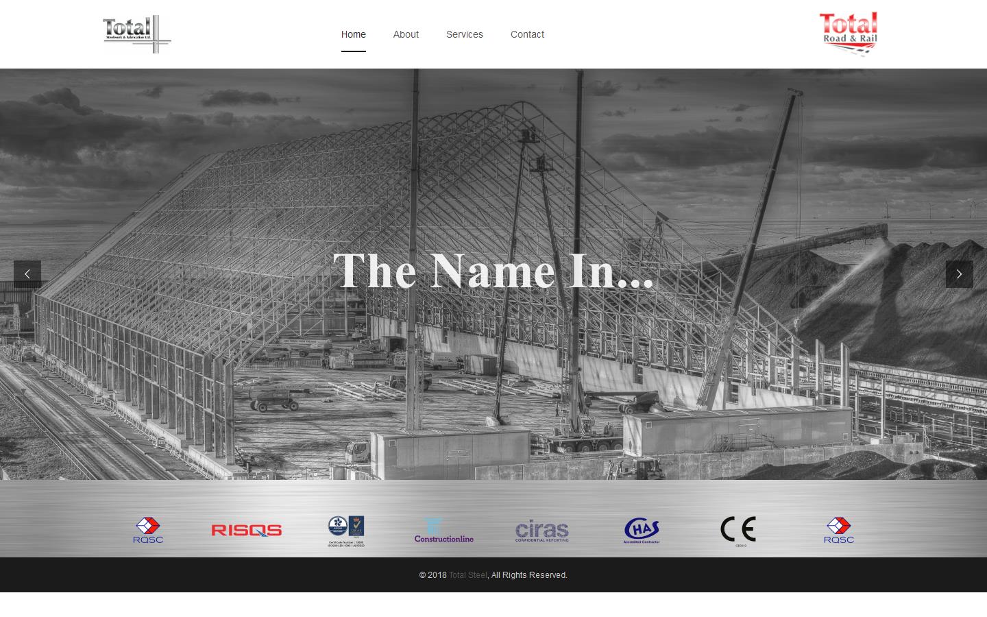 Total Steelwork & Fabrications Ltd Website
