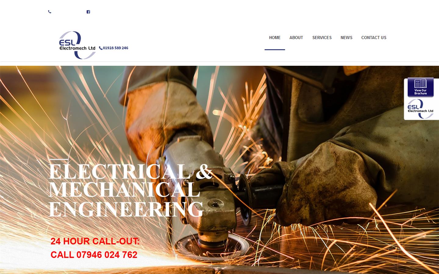 E S L Electromech Ltd Website