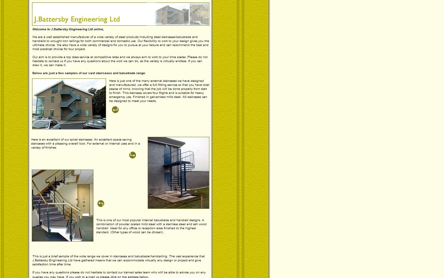 J Battersby Engineering Ltd Website