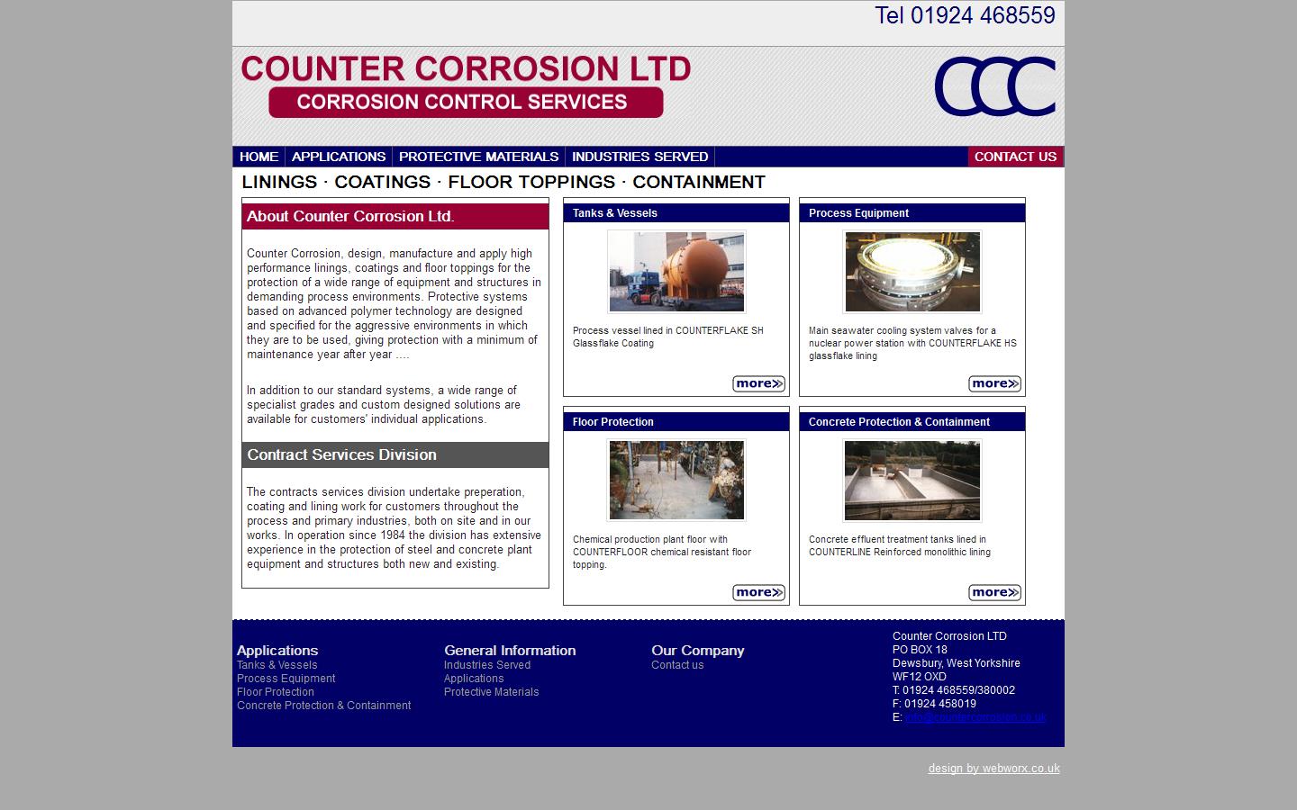 Counter Corrosion Ltd Website