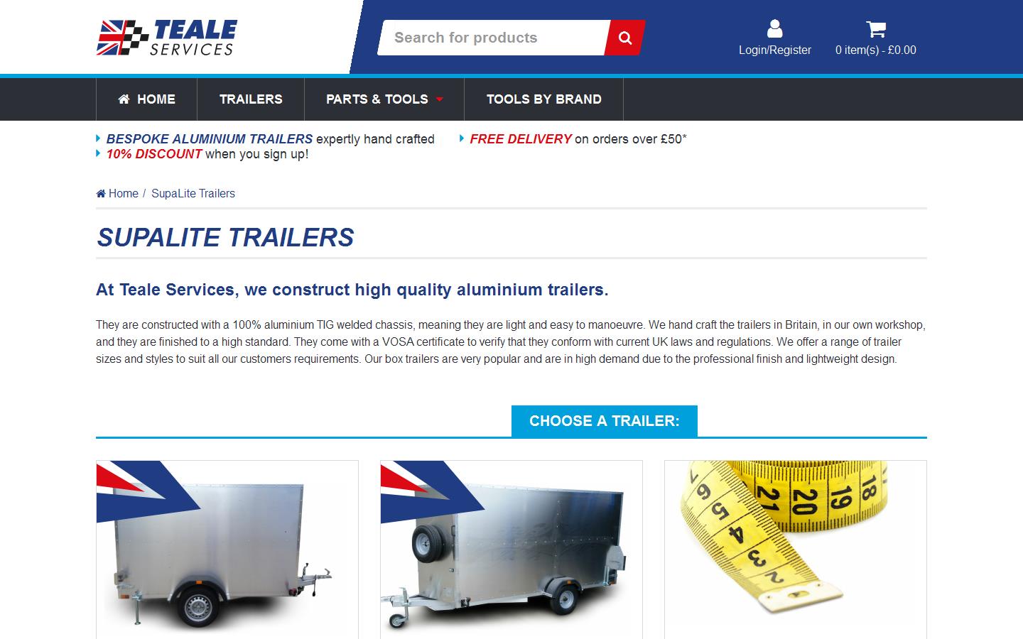 Teale Services a T Ltd Website