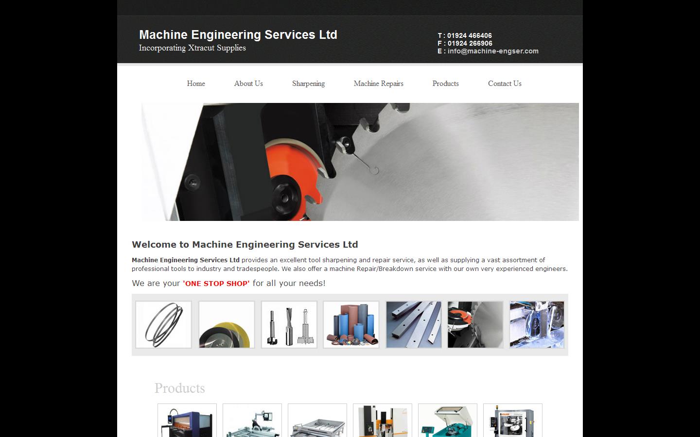 Machine Engineering Services Ltd Website