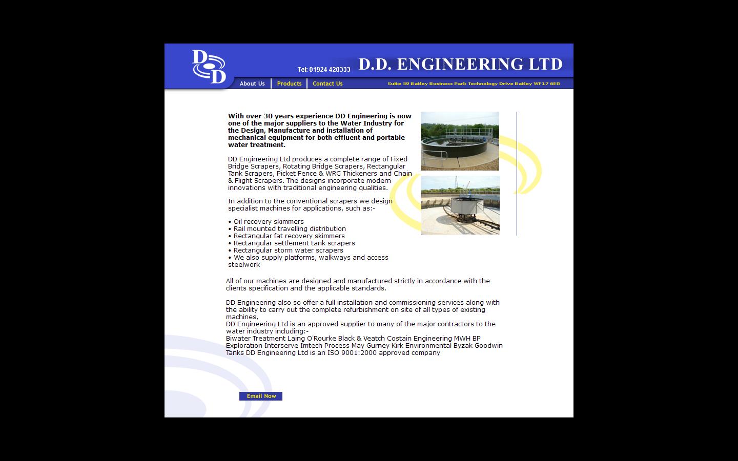 D D Engineering Ltd Website