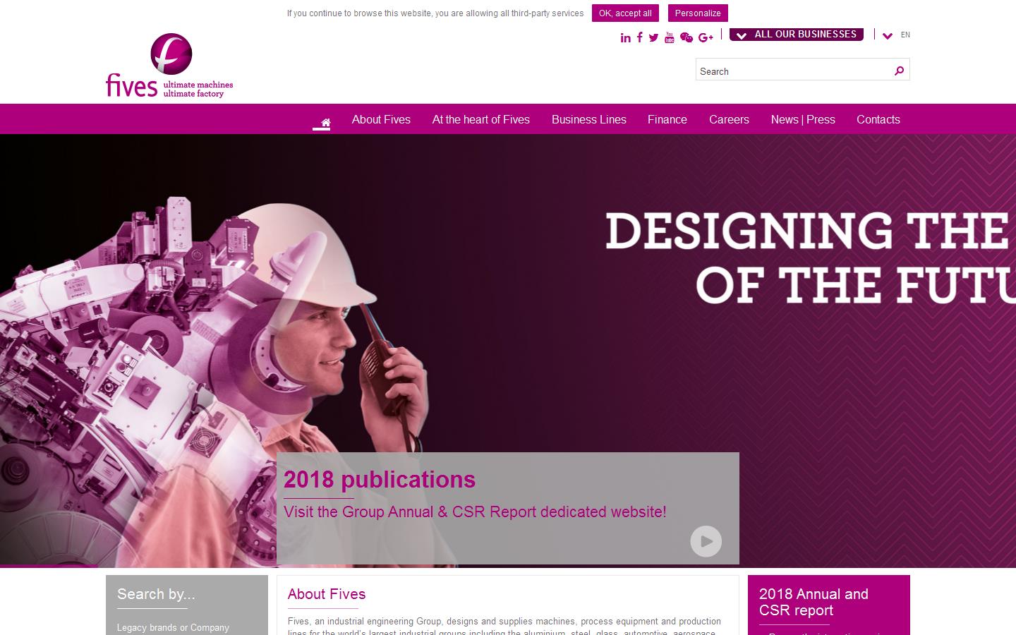 Fives North American Combustion UK Ltd Website