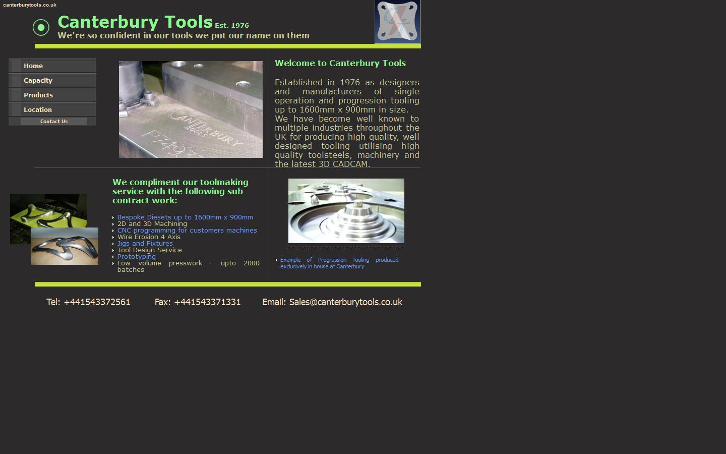 Canterbury Tools Website