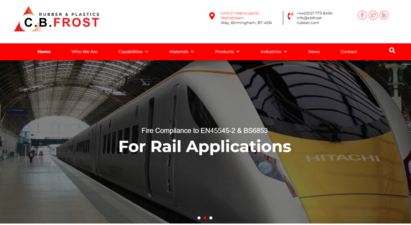 CB Frost & Co Ltd Website