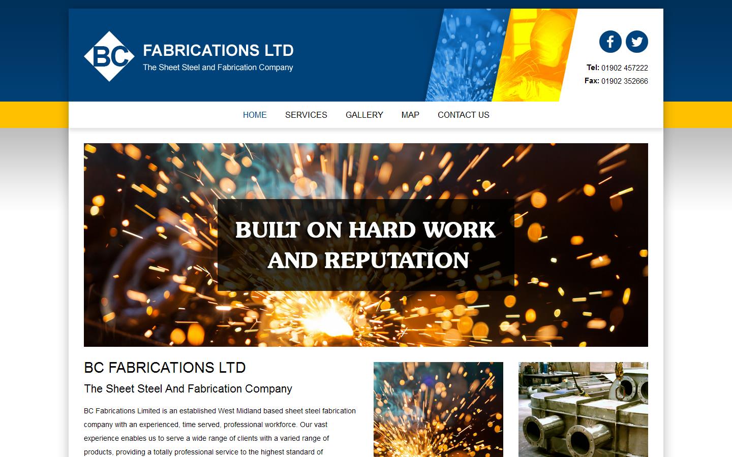 B C Fabrications Ltd Website