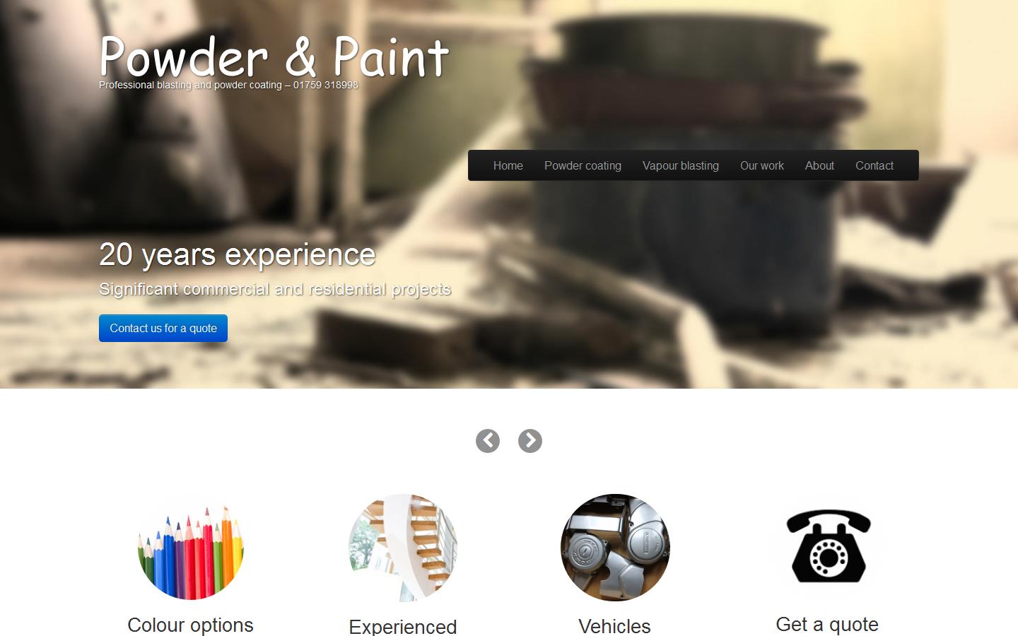 Powder & Paint Website