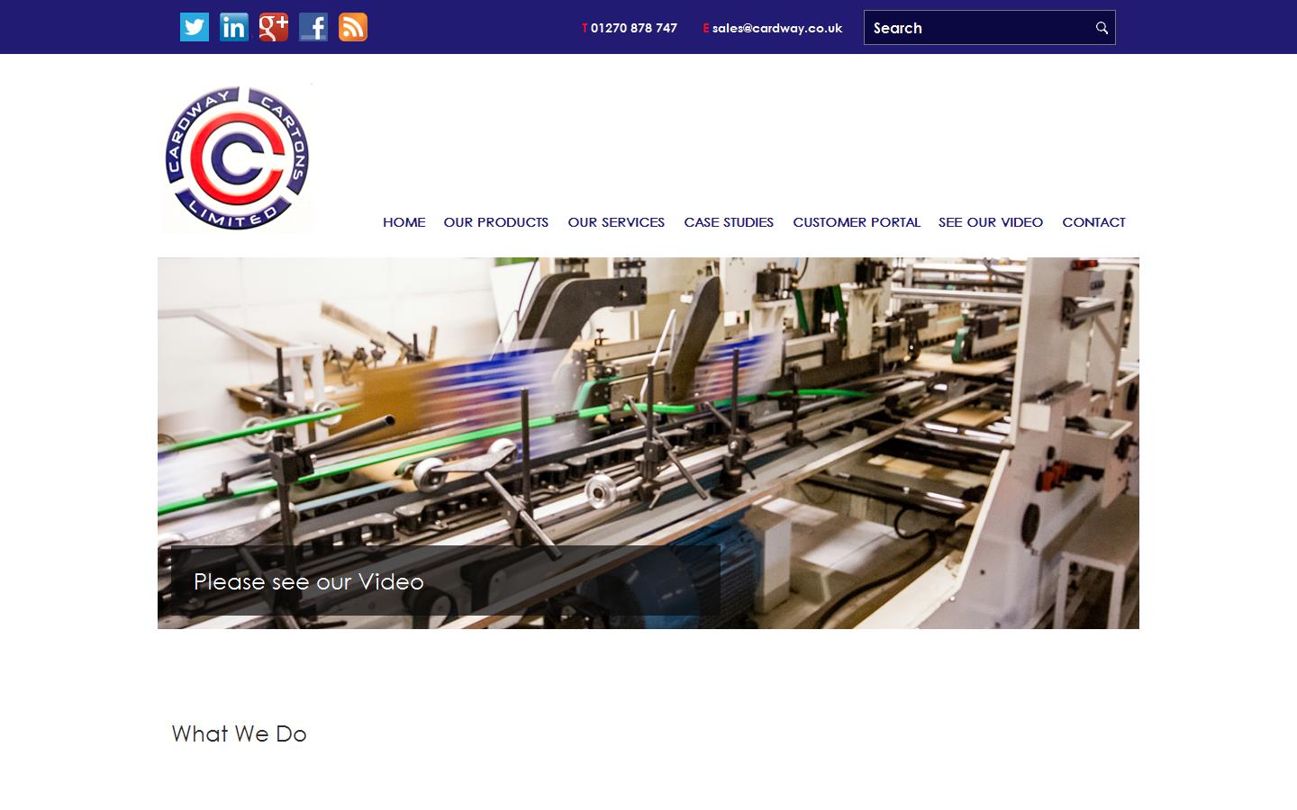 Cardway Cartons Website