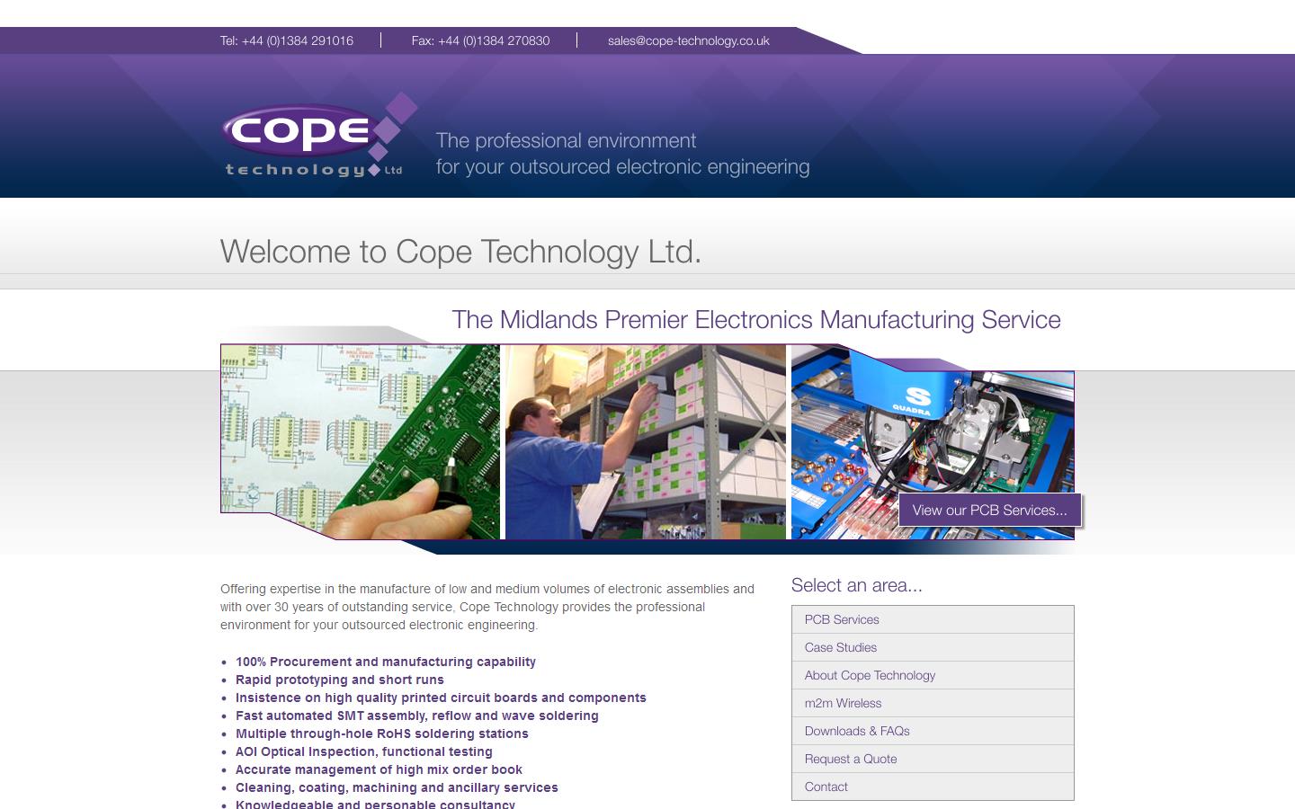 Cope Technology Ltd Website